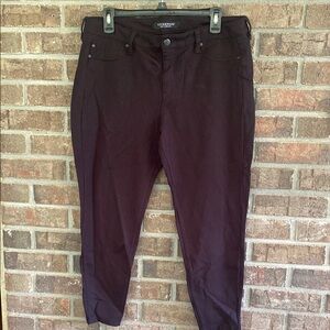 Liverpool Women's Black Cropped Pants 14P